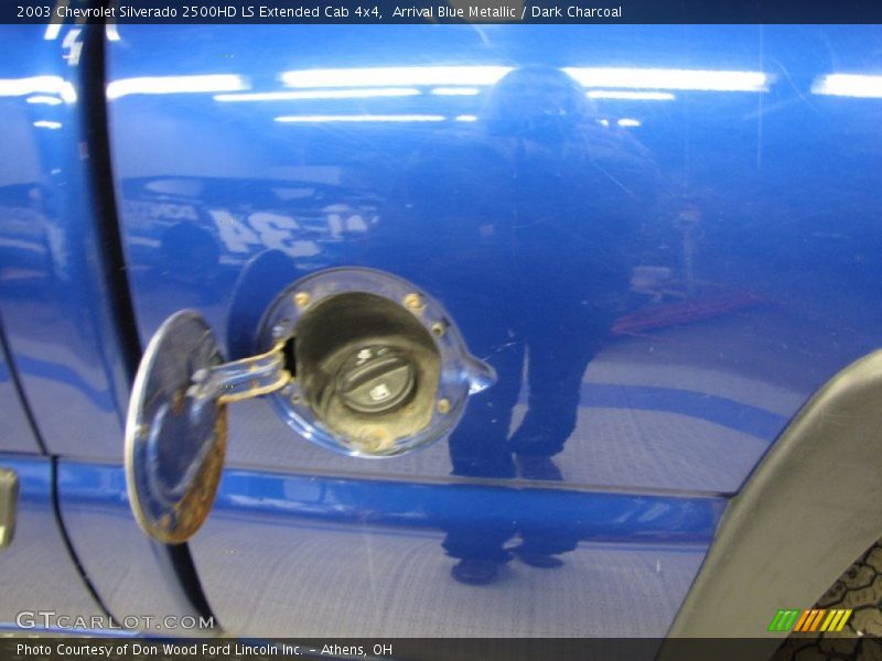 Arrival Blue Metallic / Dark Charcoal 2003 Chevrolet Silverado 2500HD LS Extended Cab 4x4