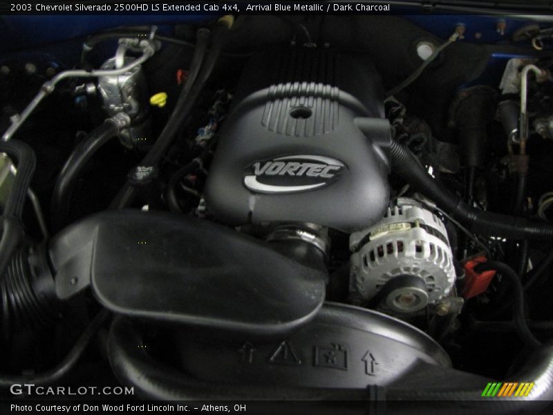 Arrival Blue Metallic / Dark Charcoal 2003 Chevrolet Silverado 2500HD LS Extended Cab 4x4