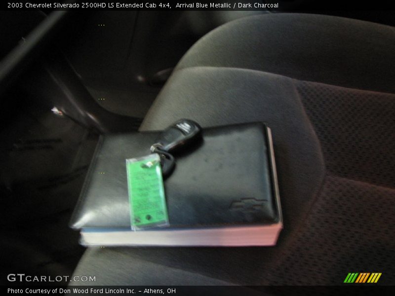 Arrival Blue Metallic / Dark Charcoal 2003 Chevrolet Silverado 2500HD LS Extended Cab 4x4
