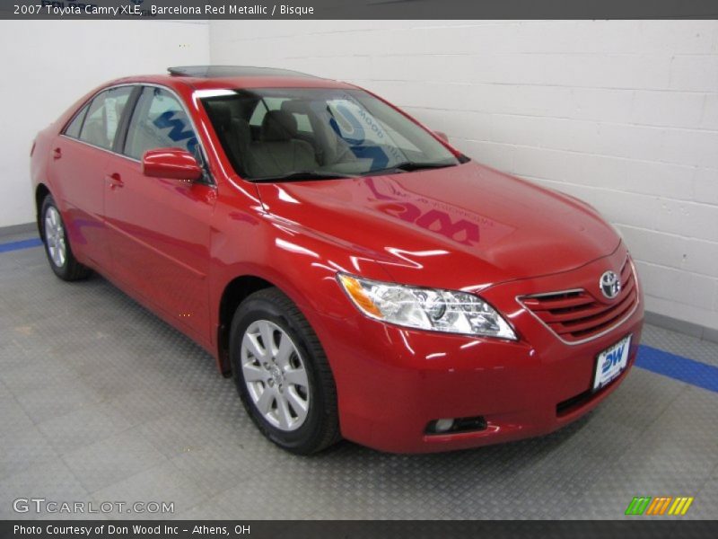 Barcelona Red Metallic / Bisque 2007 Toyota Camry XLE