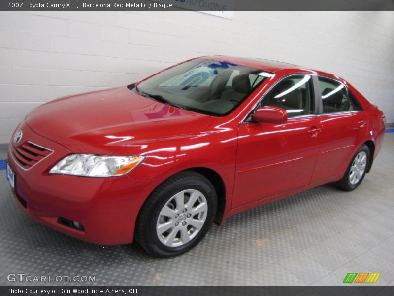 Barcelona Red Metallic / Bisque 2007 Toyota Camry XLE