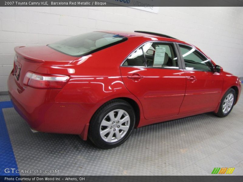 Barcelona Red Metallic / Bisque 2007 Toyota Camry XLE