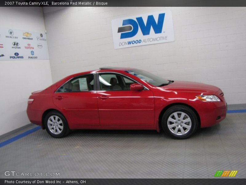 Barcelona Red Metallic / Bisque 2007 Toyota Camry XLE