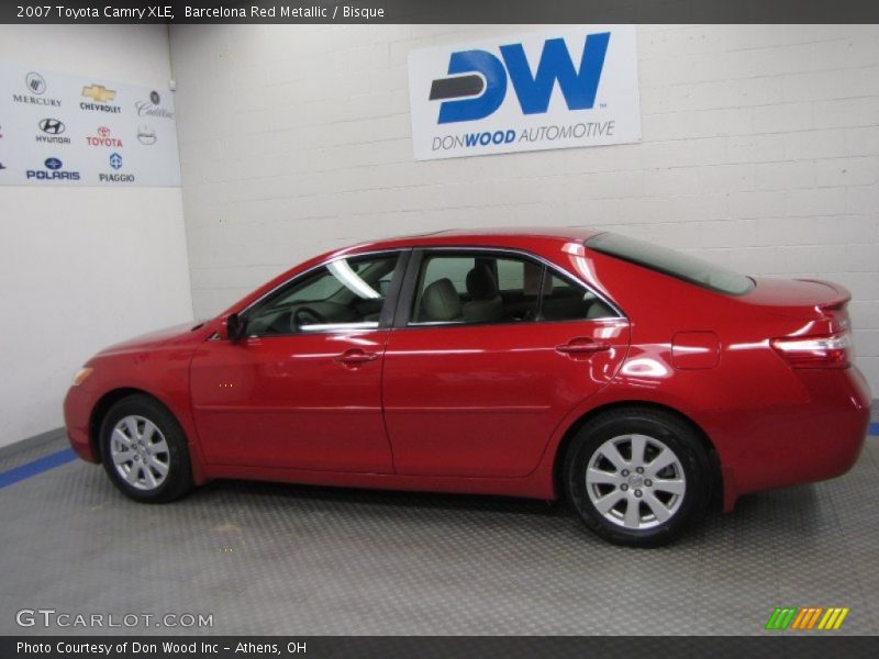 Barcelona Red Metallic / Bisque 2007 Toyota Camry XLE