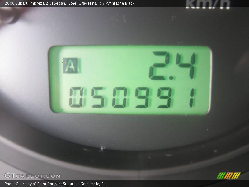 Steel Gray Metallic / Anthracite Black 2006 Subaru Impreza 2.5i Sedan