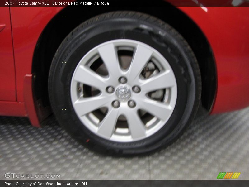 Barcelona Red Metallic / Bisque 2007 Toyota Camry XLE
