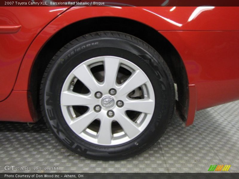 Barcelona Red Metallic / Bisque 2007 Toyota Camry XLE