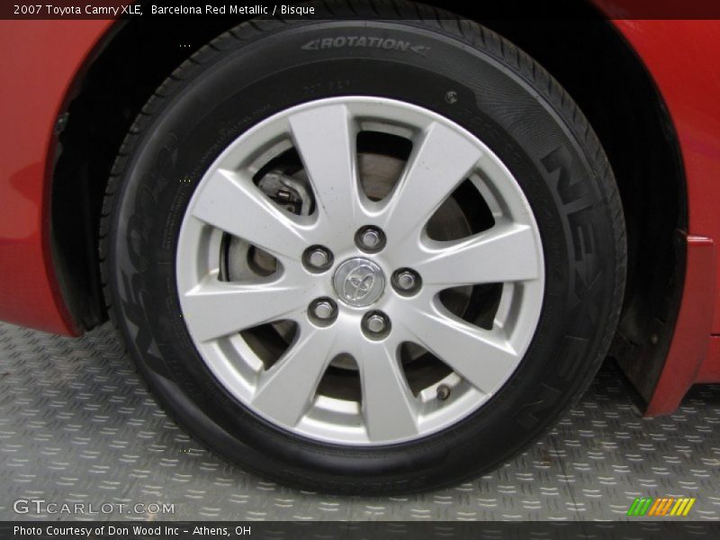 Barcelona Red Metallic / Bisque 2007 Toyota Camry XLE