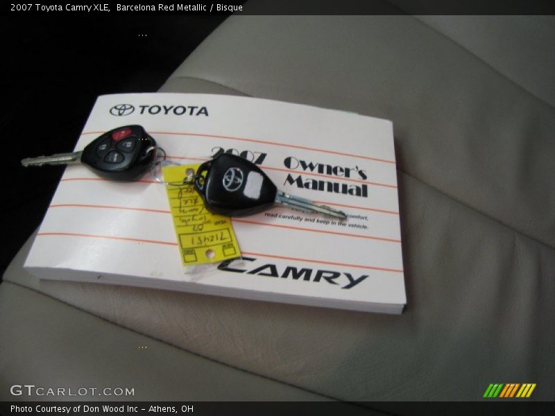 Barcelona Red Metallic / Bisque 2007 Toyota Camry XLE