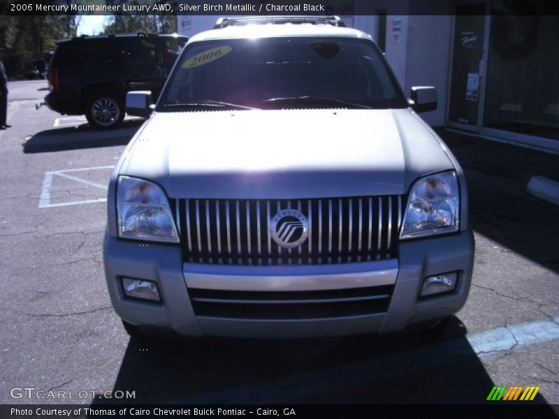 Silver Birch Metallic / Charcoal Black 2006 Mercury Mountaineer Luxury AWD