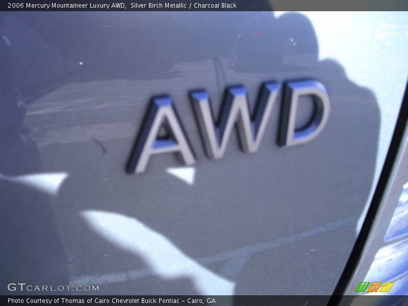 Silver Birch Metallic / Charcoal Black 2006 Mercury Mountaineer Luxury AWD