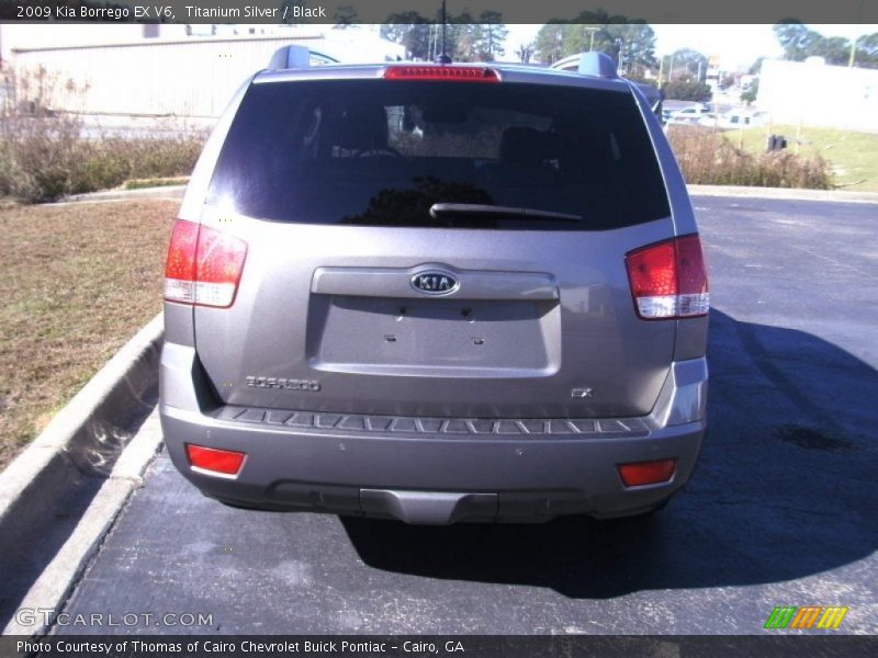 Titanium Silver / Black 2009 Kia Borrego EX V6