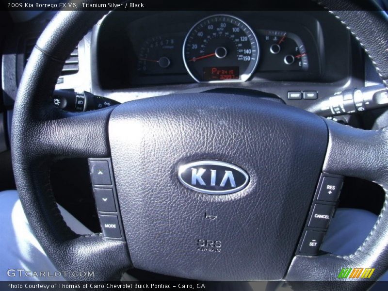 Titanium Silver / Black 2009 Kia Borrego EX V6