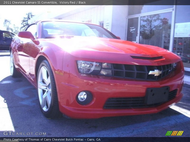 Victory Red / Black 2011 Chevrolet Camaro SS Convertible