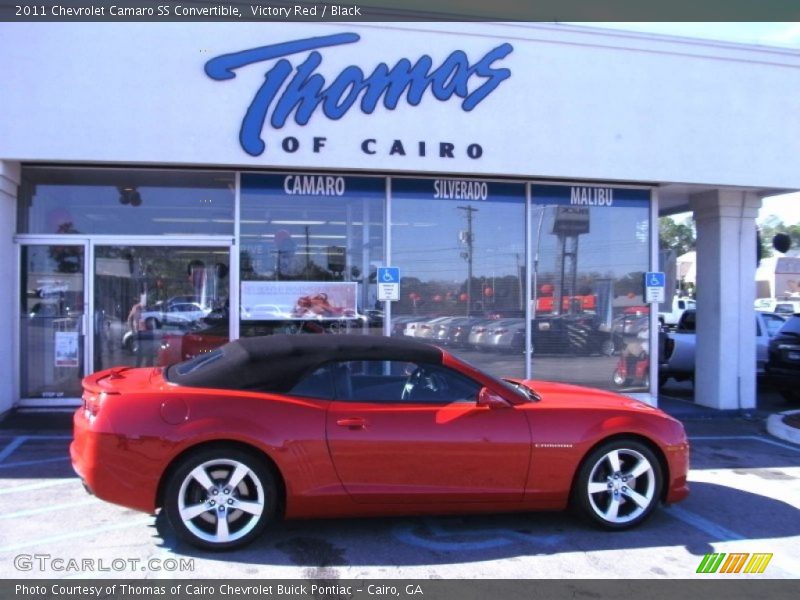 Victory Red / Black 2011 Chevrolet Camaro SS Convertible