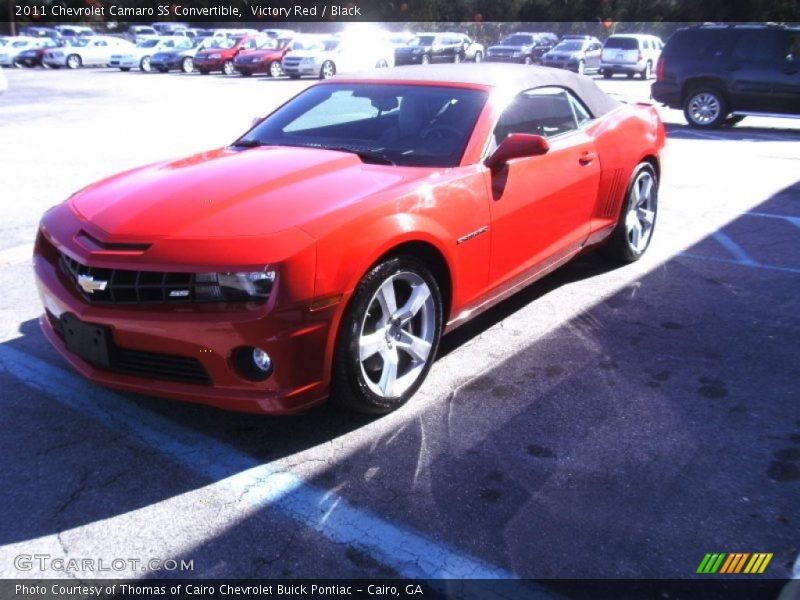 Victory Red / Black 2011 Chevrolet Camaro SS Convertible