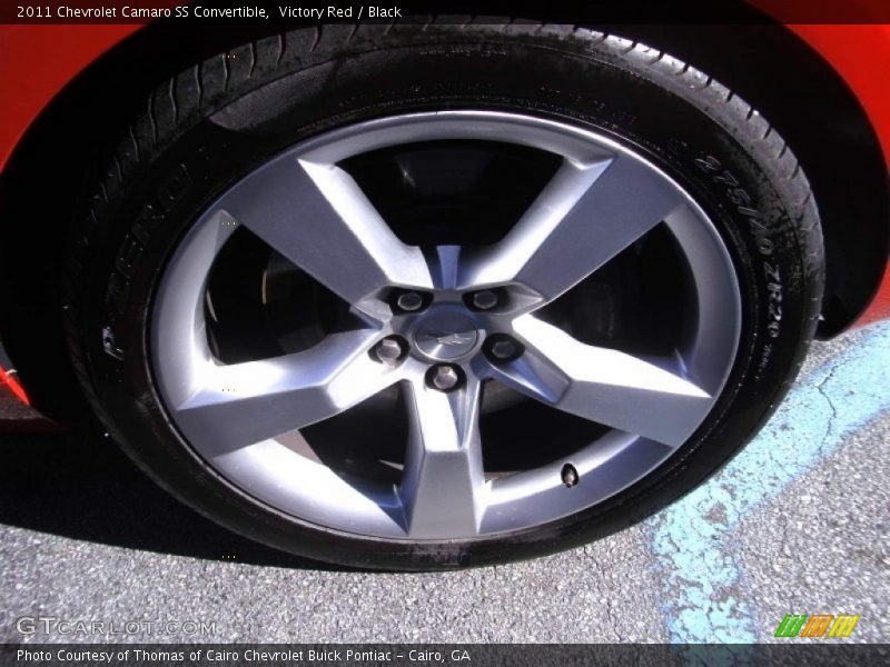Victory Red / Black 2011 Chevrolet Camaro SS Convertible