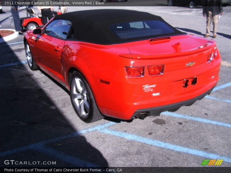Victory Red / Black 2011 Chevrolet Camaro SS Convertible