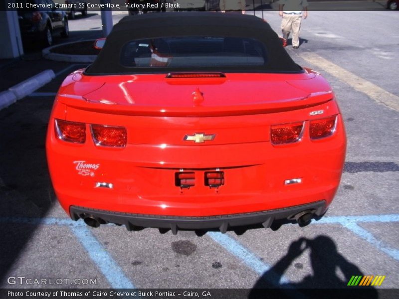 Victory Red / Black 2011 Chevrolet Camaro SS Convertible