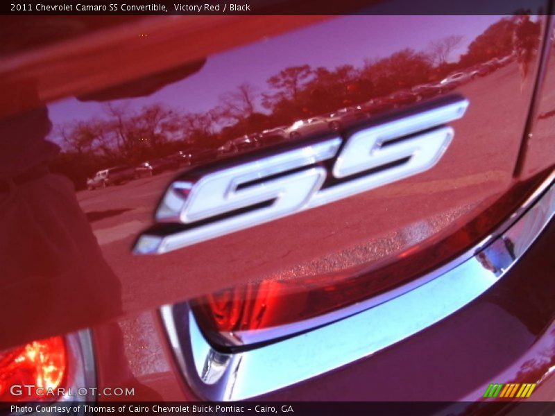 Victory Red / Black 2011 Chevrolet Camaro SS Convertible