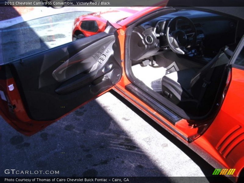 Victory Red / Black 2011 Chevrolet Camaro SS Convertible