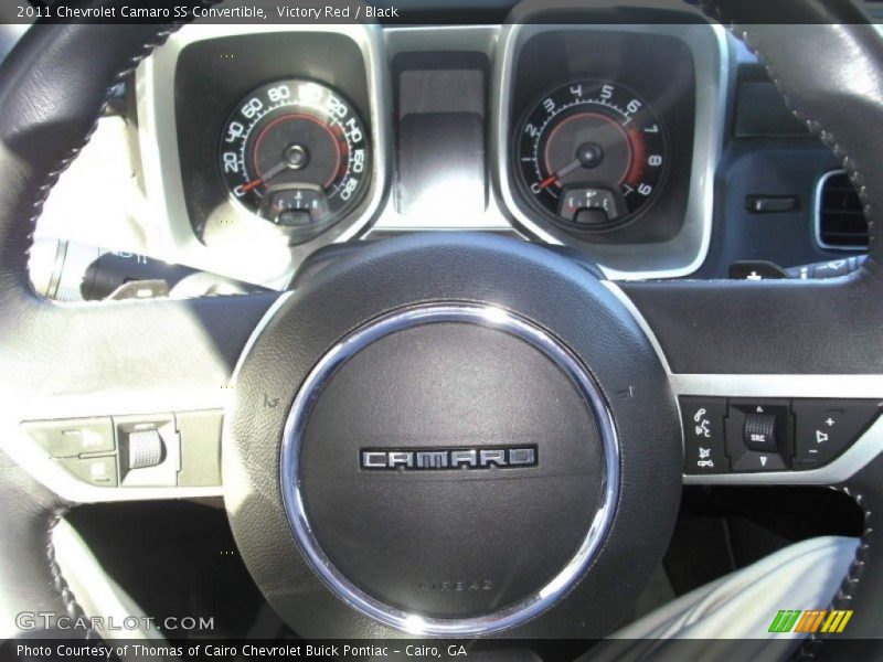 Victory Red / Black 2011 Chevrolet Camaro SS Convertible