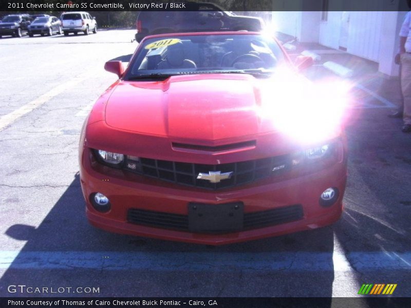 Victory Red / Black 2011 Chevrolet Camaro SS Convertible