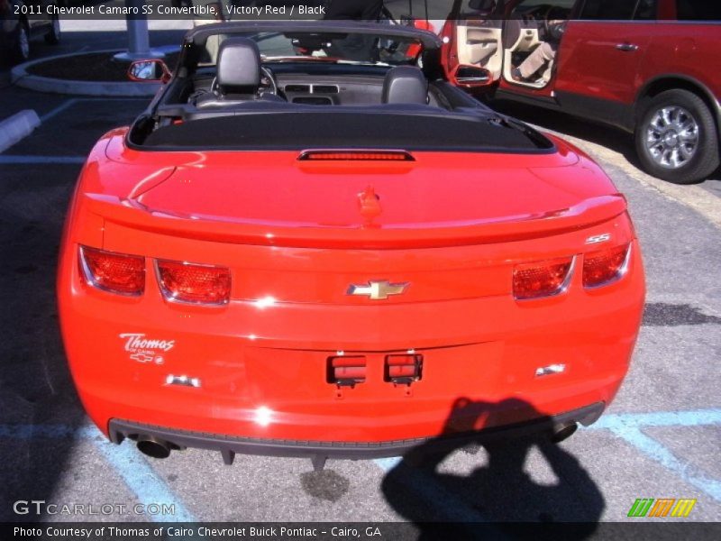 Victory Red / Black 2011 Chevrolet Camaro SS Convertible
