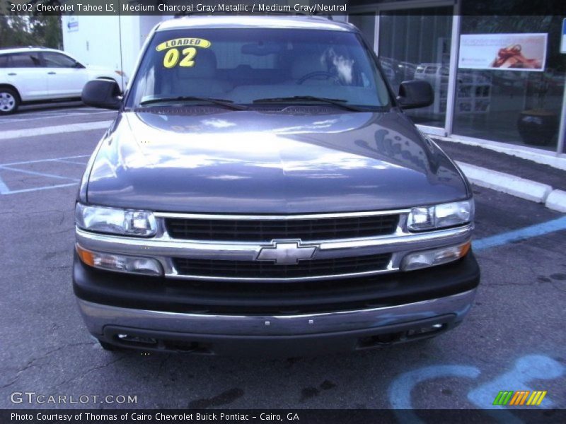 Medium Charcoal Gray Metallic / Medium Gray/Neutral 2002 Chevrolet Tahoe LS