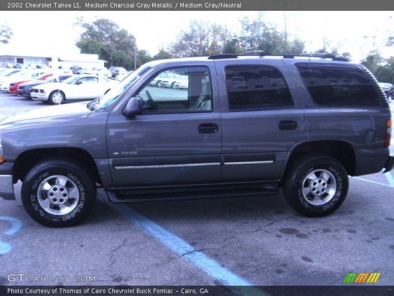 Medium Charcoal Gray Metallic / Medium Gray/Neutral 2002 Chevrolet Tahoe LS