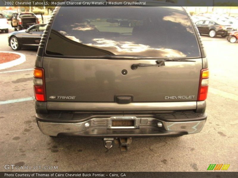 Medium Charcoal Gray Metallic / Medium Gray/Neutral 2002 Chevrolet Tahoe LS