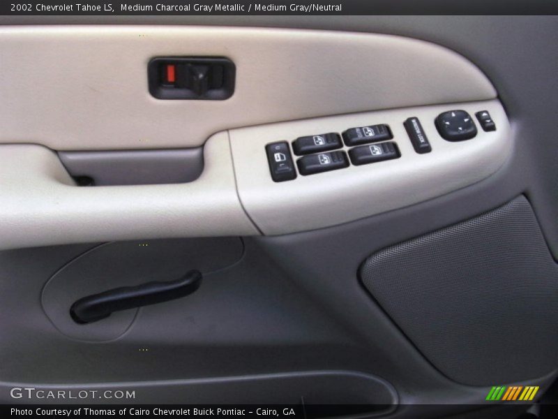 Medium Charcoal Gray Metallic / Medium Gray/Neutral 2002 Chevrolet Tahoe LS