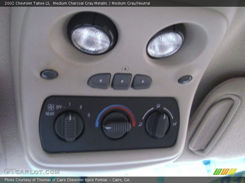 Controls of 2002 Tahoe LS