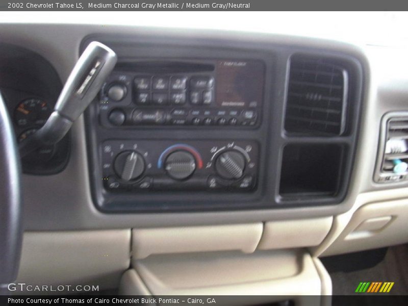Medium Charcoal Gray Metallic / Medium Gray/Neutral 2002 Chevrolet Tahoe LS