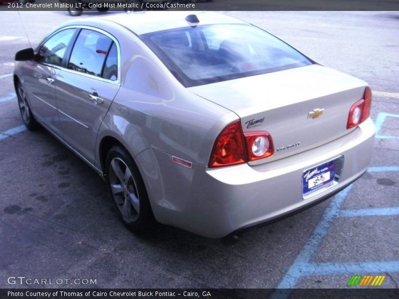 Gold Mist Metallic / Cocoa/Cashmere 2012 Chevrolet Malibu LT