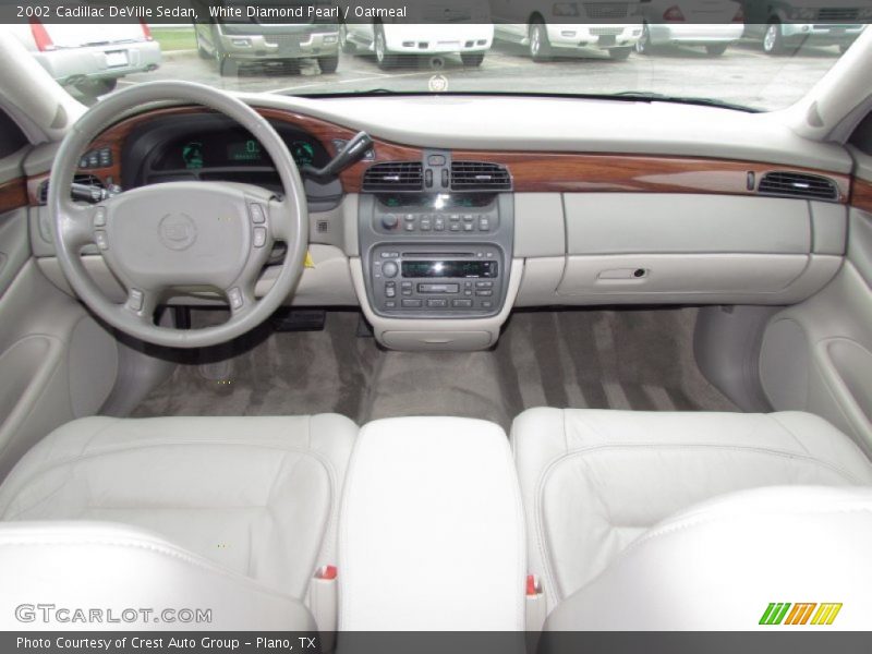 White Diamond Pearl / Oatmeal 2002 Cadillac DeVille Sedan