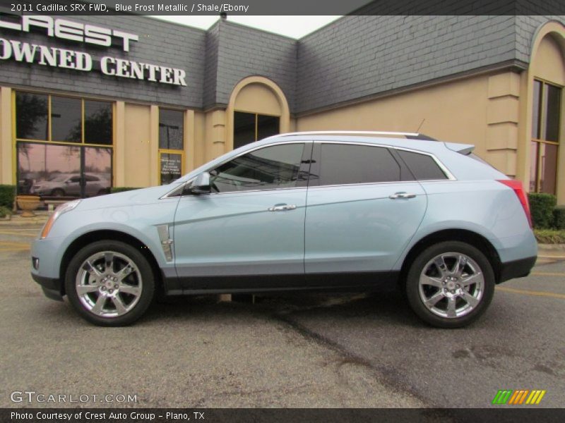 Blue Frost Metallic / Shale/Ebony 2011 Cadillac SRX FWD