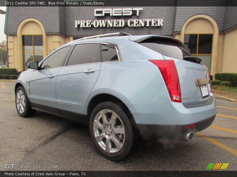 Blue Frost Metallic / Shale/Ebony 2011 Cadillac SRX FWD