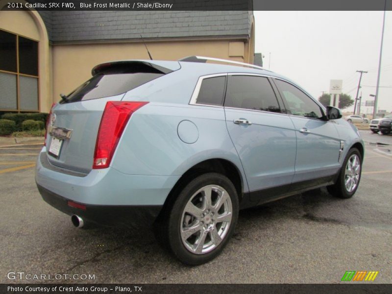 Blue Frost Metallic / Shale/Ebony 2011 Cadillac SRX FWD