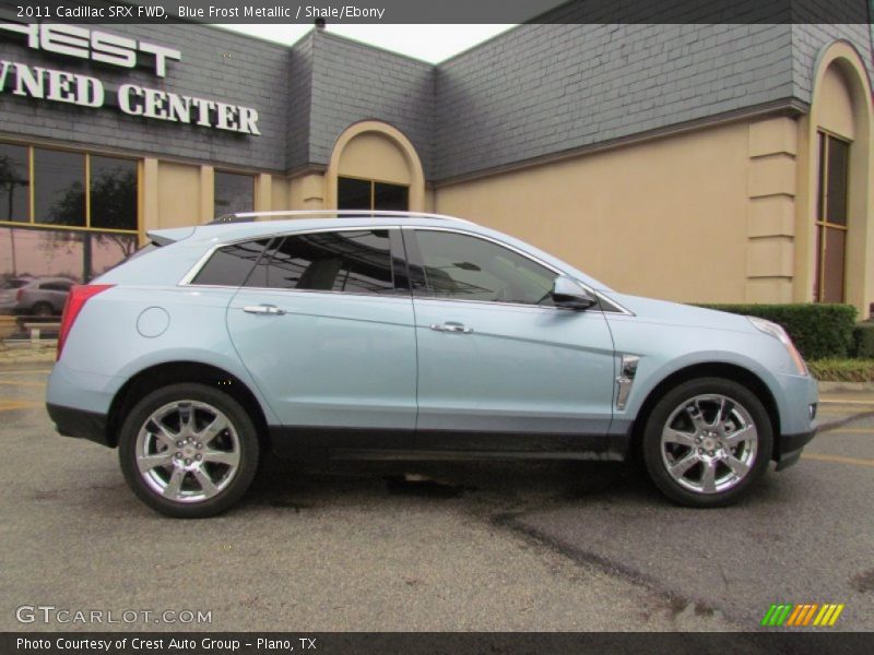 Blue Frost Metallic / Shale/Ebony 2011 Cadillac SRX FWD