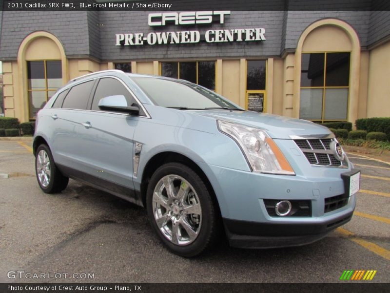 Blue Frost Metallic / Shale/Ebony 2011 Cadillac SRX FWD