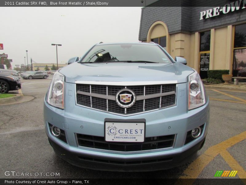 Blue Frost Metallic / Shale/Ebony 2011 Cadillac SRX FWD