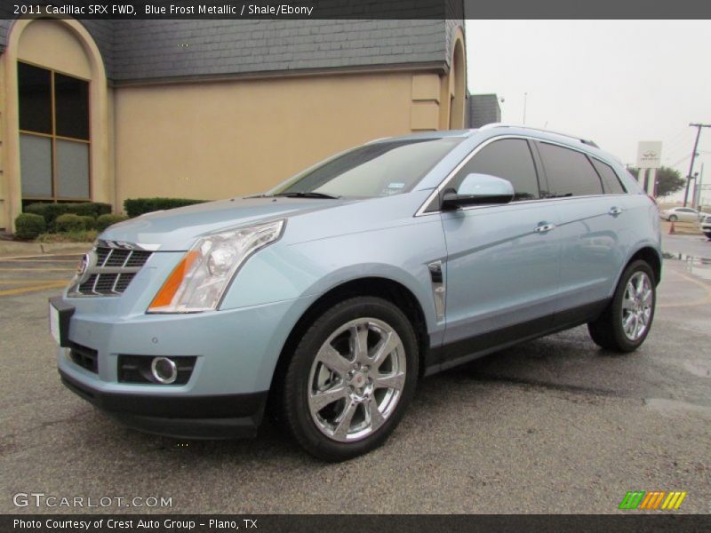 Blue Frost Metallic / Shale/Ebony 2011 Cadillac SRX FWD