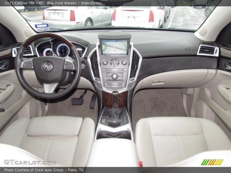 Blue Frost Metallic / Shale/Ebony 2011 Cadillac SRX FWD