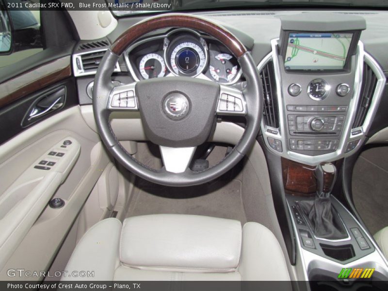 Blue Frost Metallic / Shale/Ebony 2011 Cadillac SRX FWD