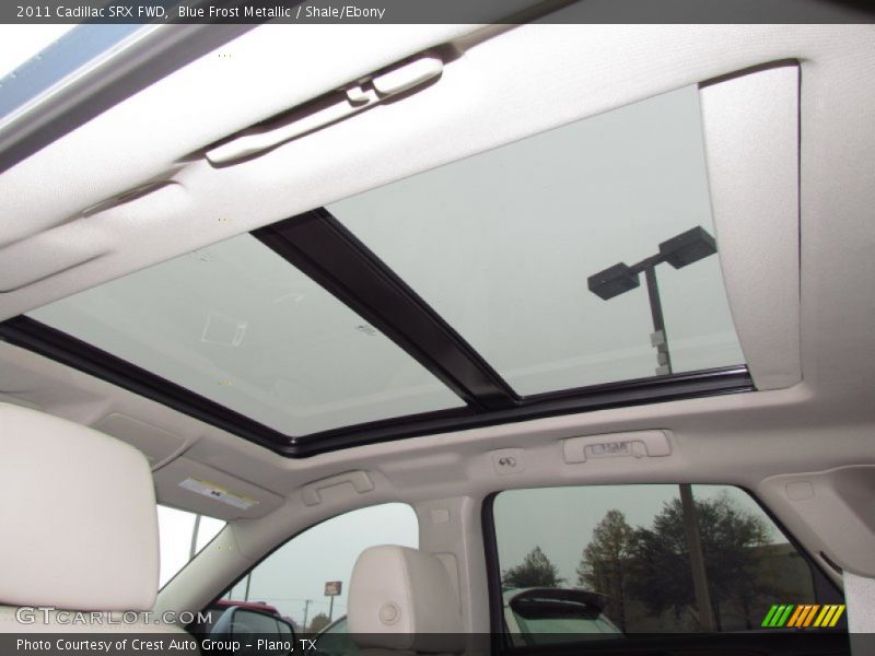Blue Frost Metallic / Shale/Ebony 2011 Cadillac SRX FWD