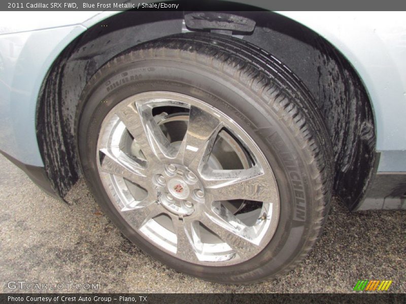 Blue Frost Metallic / Shale/Ebony 2011 Cadillac SRX FWD