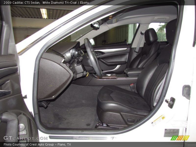 White Diamond Tri-Coat / Ebony 2009 Cadillac CTS Sedan