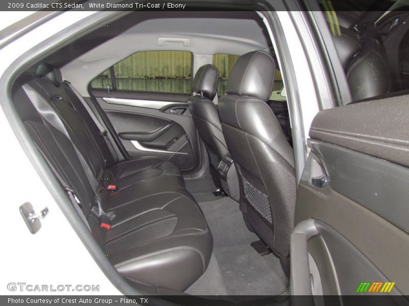 White Diamond Tri-Coat / Ebony 2009 Cadillac CTS Sedan