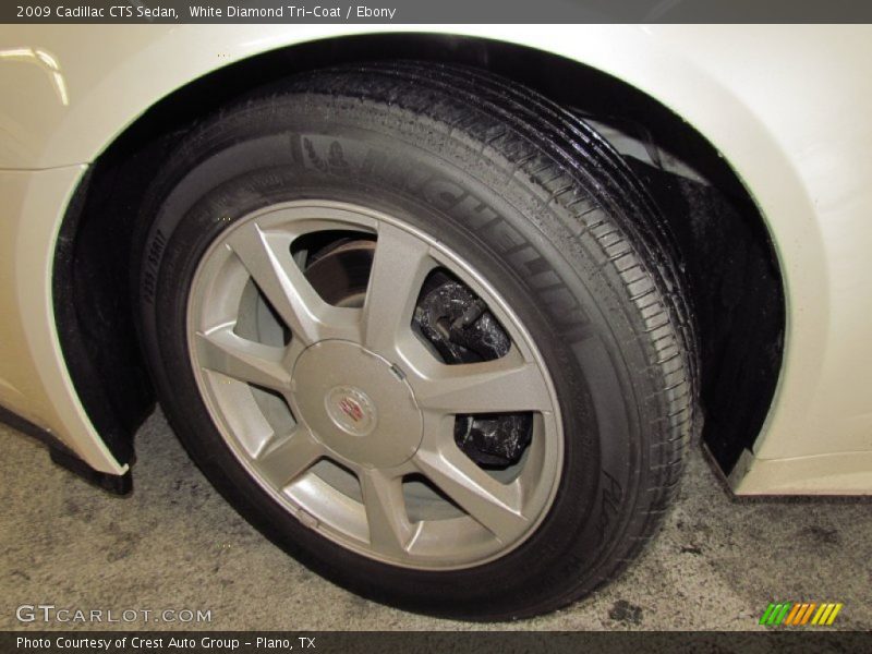 White Diamond Tri-Coat / Ebony 2009 Cadillac CTS Sedan